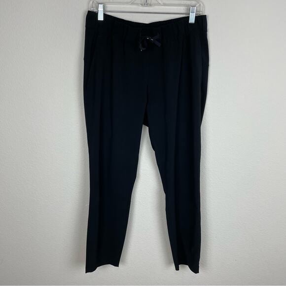 Lululemon Black Pull on Athletic On the Fly  Track Pants 8 - Picture 1 of 7